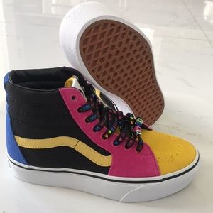 Vans sk8-hi platform 2 beads multi sneaker shoes